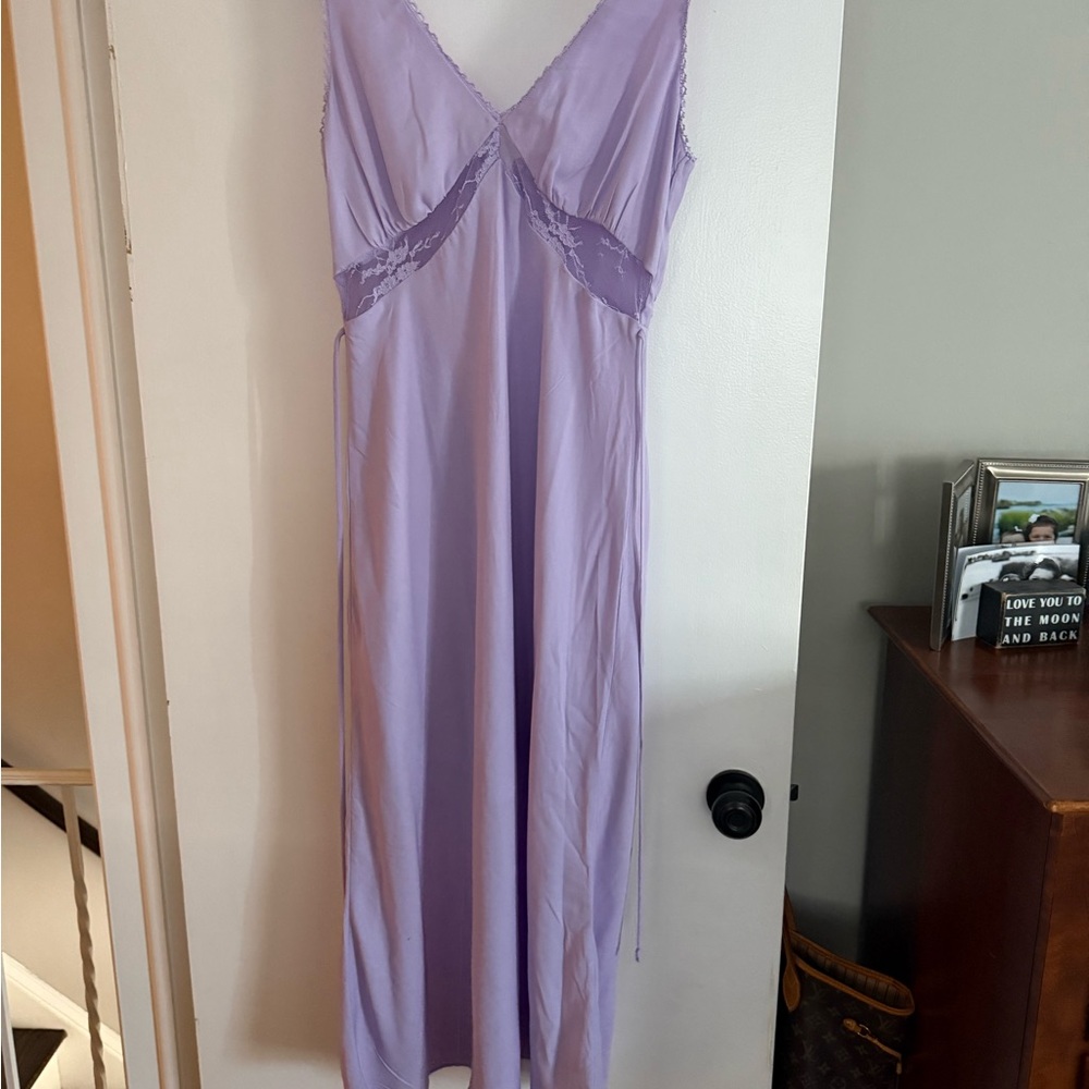 Elegant Lavender Slip dress
